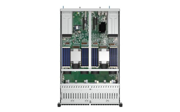 QNAP TDS-h2489FU-R2-4314-512G (2x Xeon, 512GB RAM, 24x 2, 5" U.2 SATA, 4x PCIe, 4x 2, 5GbE, 2x 25GbE) 