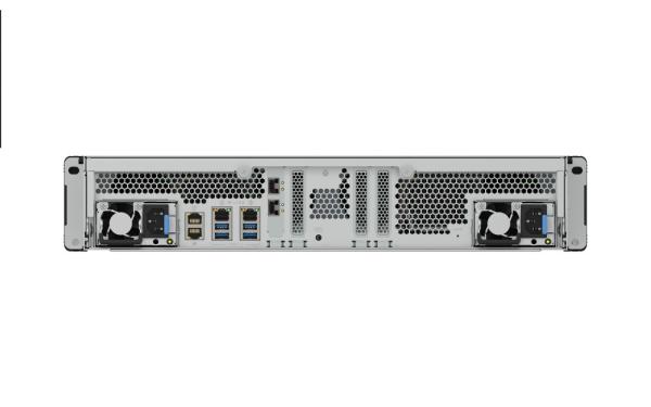 QNAP TDS-h2489FU-R2-4314-128G (2x Xeon, 128GB RAM, 24x 2, 5" U.2 SATA, 4x PCIe, 4x 2, 5GbE, 2x 25GbE) 