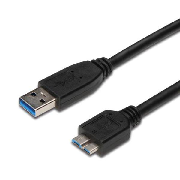  PremiumCord Kábel Micro USB 3.0 5 Gbps USB A - Micro USB B, MM, 0, 5 m