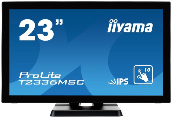 23" LCD iiyama T2336MSC-B2 - multidotekový, FullHD, IPS, kapacitní, USB