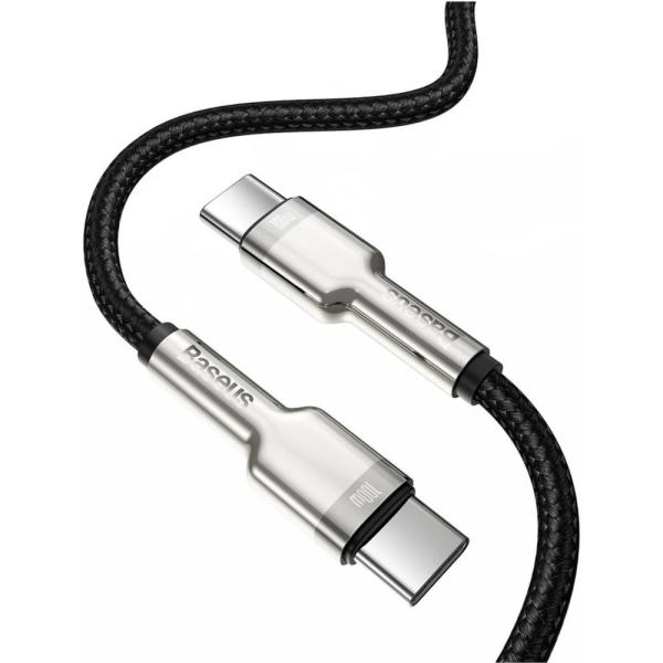 Baseus Dátový kábel Cafule USB-C/ USB-C 2m 100W čierny 