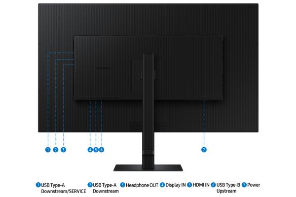Samsung ViewFinity S8/ LS37D800EAUXEN/ 37"/ VA/ 4K UHD/ 60Hz/ 5ms/ Black/ 3R 