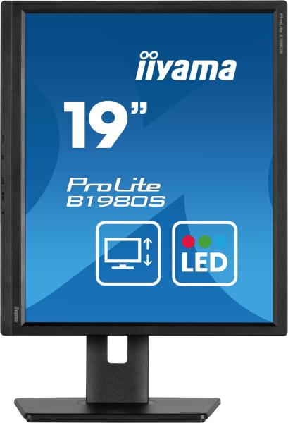 19" LCD iiyama ProLite B1980S-B1: 1280x1024, HDMI, DP 