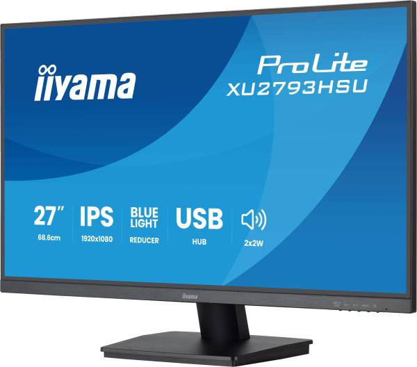 27" iiyama XU2793HSU-B7 - IPS, FHD, HDMI, DP 
