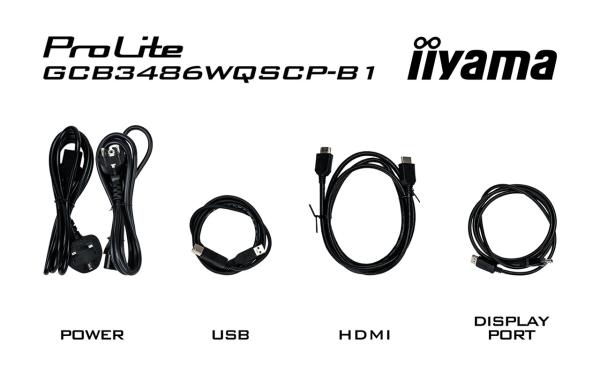 iiyama G-Master/ GCB3486WQSCP-B1/ 34"/ VA/ wQHD/ 240Hz/ 0, 4ms/ Black/ 3R 