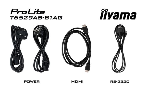 65" iiyama T6529AS-B1AG: IPS, 4K UHD, Android, 24 7 