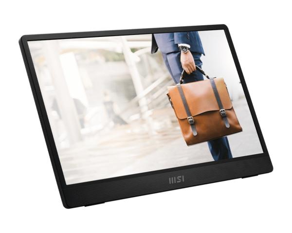 MSI Pro/ MP161 E2U/ 15, 6"/ IPS/ FHD/ 60Hz/ 4ms/ Black/ 2R 