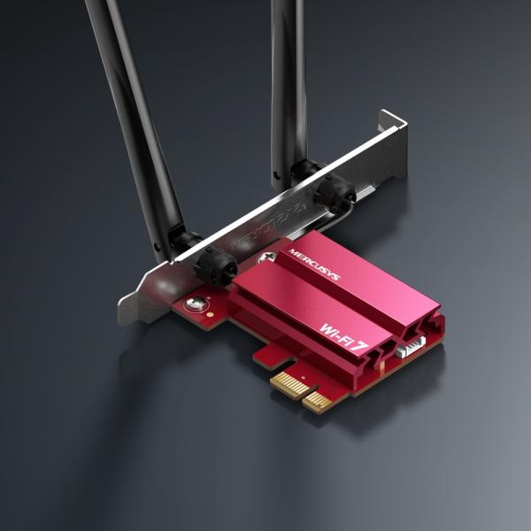 Mercusys MA37BE BE6500 WiFi7 BT PCIe adapt. 