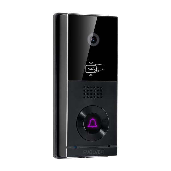 EVOLVEO DoorPhone AHD10, Sada domáceho WiFi videotelefónu s ovládaním dverí a RFID, čierno strieborný 1 