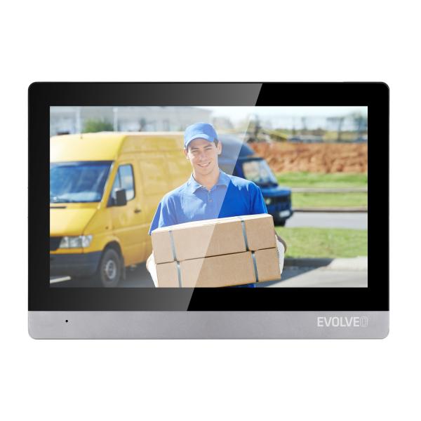 EVOLVEO DoorPhone AHD10, Sada domáceho WiFi videotelefónu s ovládaním dverí a RFID, čierno strieborný 1 