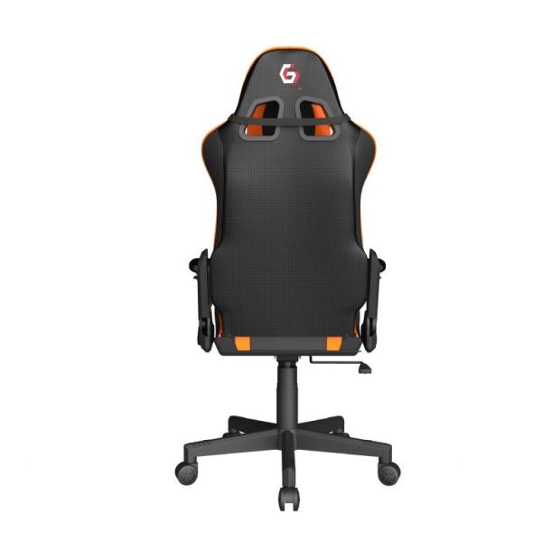 Gembird herná stolička Scorpion čierna/ oranžová 