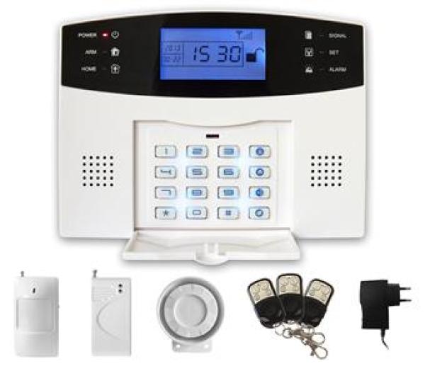 iGET SECURITY M2B - bezdrátový GSM alarm CZ, při poplachu zasílá SMS/telefonuje, záložní baterie