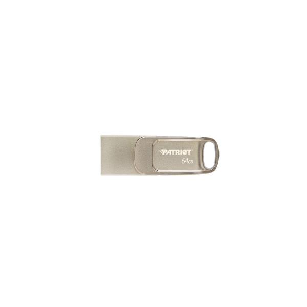 Patriot TAB T560 64GB USB 3.2 USB-A + USB-C Strieborná 