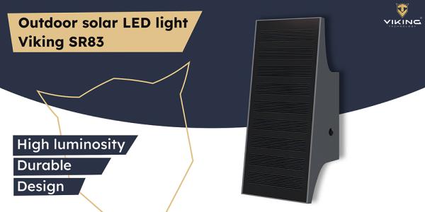 Vonkajšie solárne LED svetlo Viking SR83 
