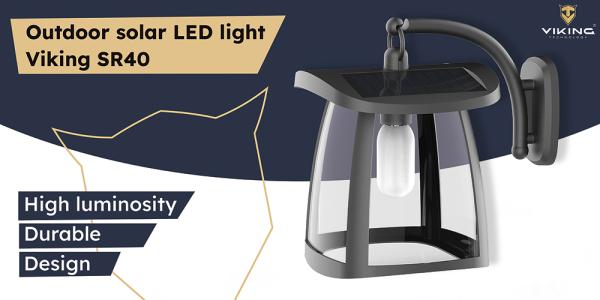 Vonkajšie solárne LED svetlo Viking SR10W 