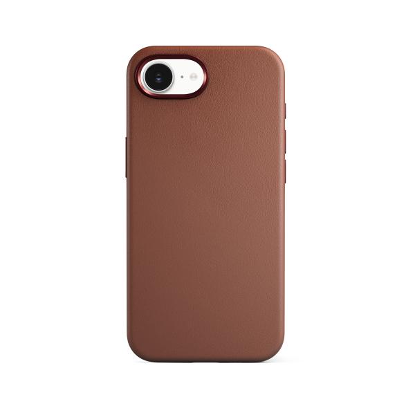 Epico Mag+ kožený kryt iPhone 16e/ 17e hnedá 