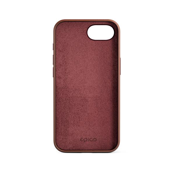 Epico Mag+ kožený kryt iPhone 16e/ 17e hnedá 