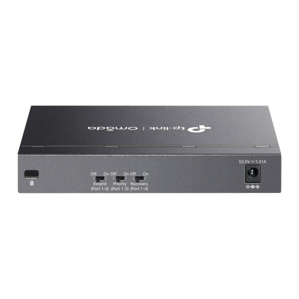 DS106P TP-link Omada 6x 10/ 100 Mbps, 4 PoE+, switch 