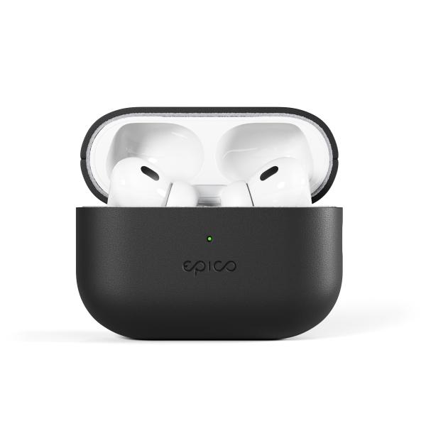 Epico Leather Case Airpods Pro 2 - čierna 