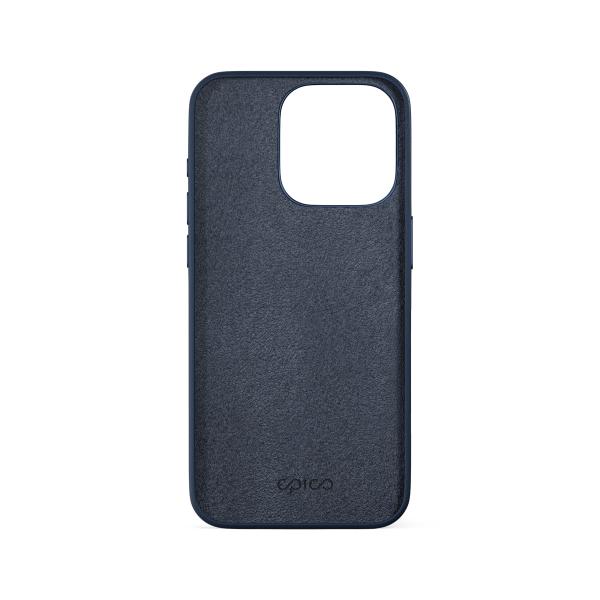 Epico Mag+ kožený kryt iPhone 16 Pro - modrá 