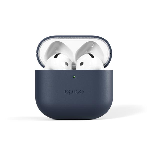 Epico kožené púzdro pre AirPods 4/ 4 s ANC - modrá 
