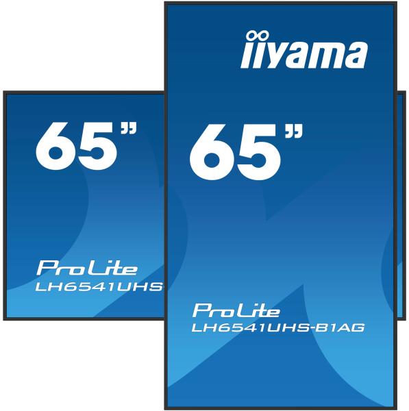65" iiyama LH6541UHS-B1AG:VA, 4K UHD, 24/ 7 