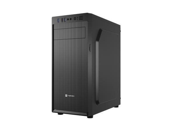 Počítačová skriňa Natec ARACANTA/ Midi Tower/ Čierna 