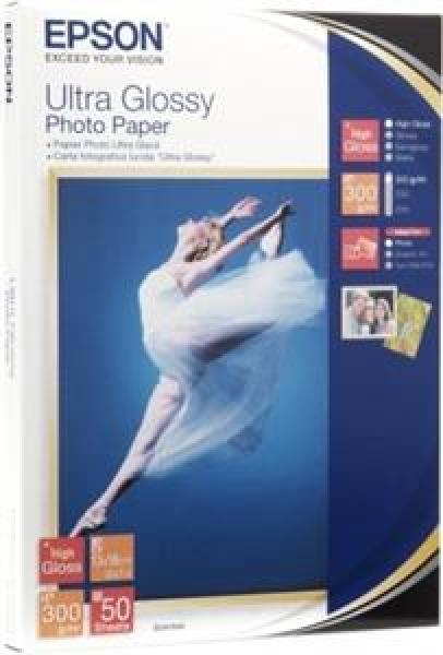EPSON Ultra Glossy Photo Paper 10x15, 300g(50listů)
