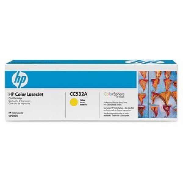 HP 304A Yellow LJ Toner Cart,  CC532A (2, 800 pages)