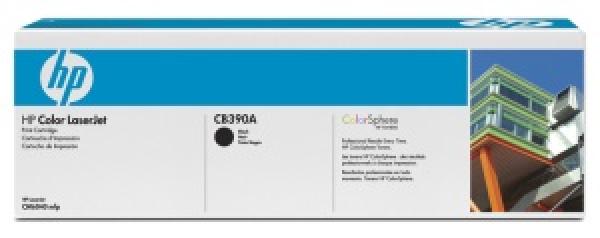 HP Color LaserJet CB390A Black Print Cartridge with ColorSphere toner 19.500str