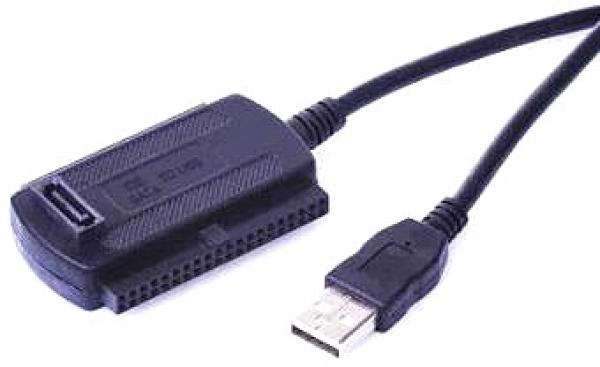 Kabel adapter USB- IDE/ SATA 2, 5"/ 3, 5" redukce