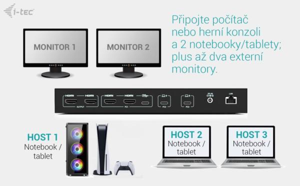 iTec USB 3.0  Univerzálna dokovacia stanica USB-C 5K 