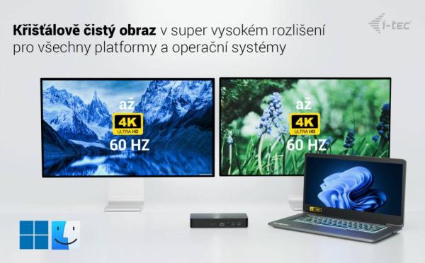 iTec USB 3.0  Univerzálna dokovacia stanica USB-C 5K 