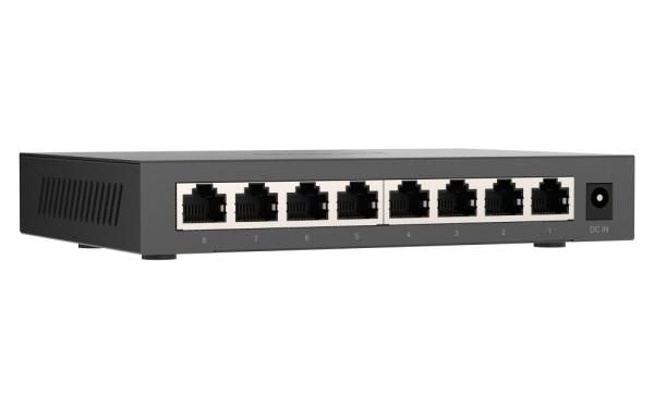 QNAP switch QSW-1108-8T-R2 (8x 2, 5GbE port, pasívne chladenie, podpora 100M/ 1G/ 2, 5G) 
