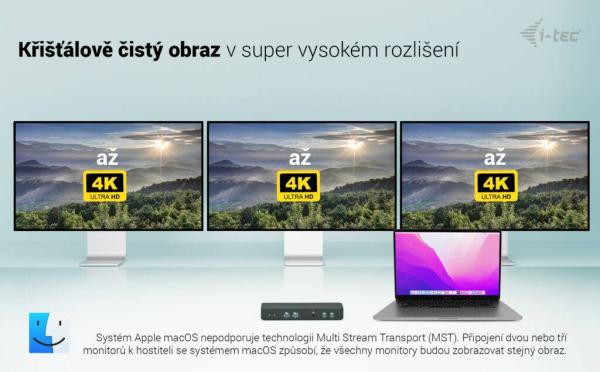 iTec USB 3.0  Univerzálna dokovacia stanica USB-C 5K 