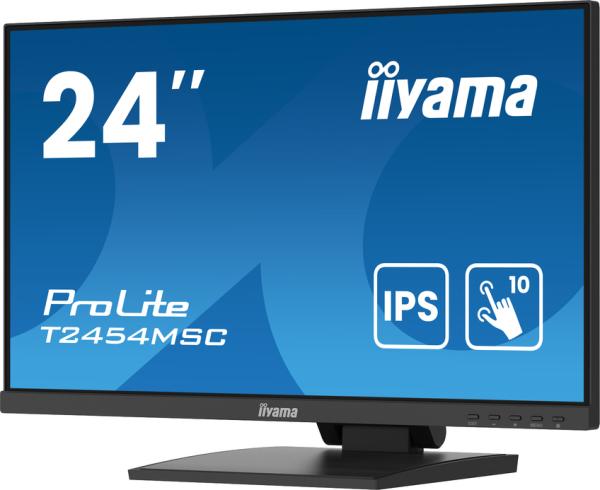 24" iiyama T2454MSC-B2AG - IPS, FHD, USB, repro 