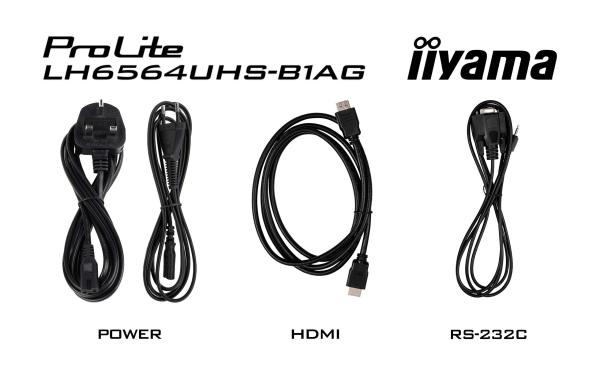65" iiyama LH6564UHS-B1AG:VA, 4K UHD, Android, 24 7 