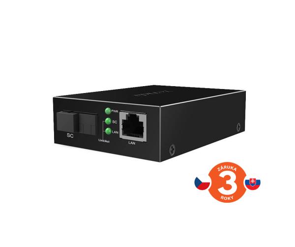 Tenda TFC300 Gigabit Media Converter WDM, SM, Tx 1550nm, Rx 1310nm, 1x SC (UPC), 1x GLAN, 3 km 