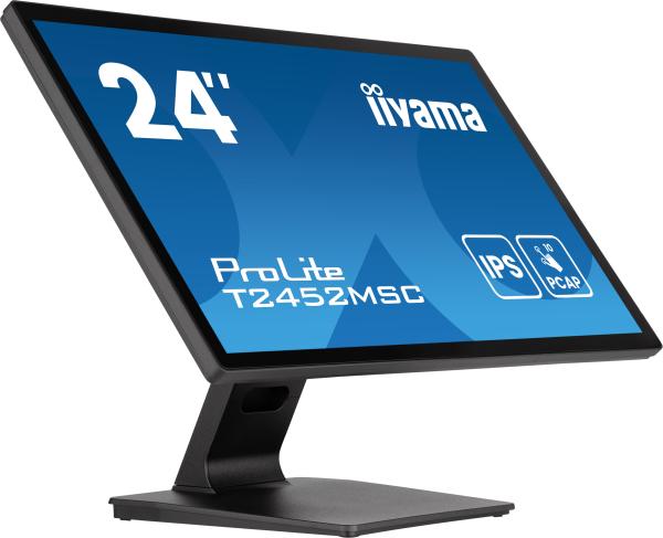 24" LCD iiyama T2452MSC-B1AG-IPS, FHD, 10P 