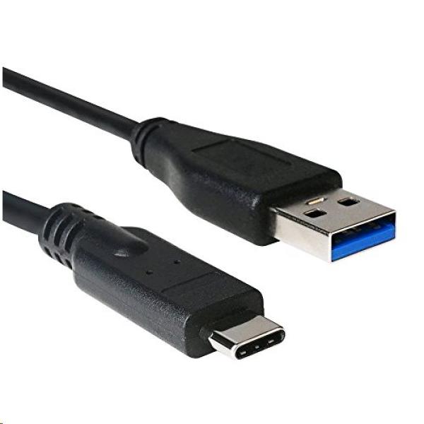 Kábel C-TECH USB 3.0 AM na Type-C kábel (AM/ CM), 2m, čierny