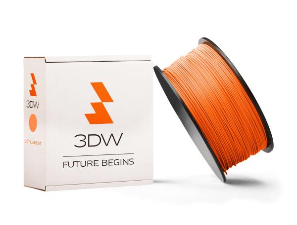 3DW - PLA filament 2, 9mm oranžová, 1kg, tisk 195-225°C