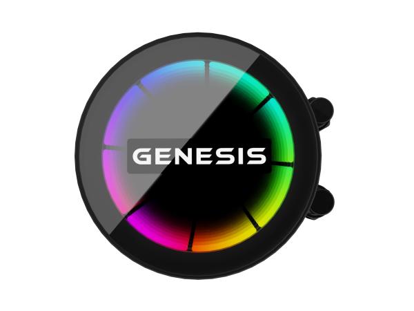 Vodné chladenie Genesis HYDRIA 360, ARGB, čierne 
