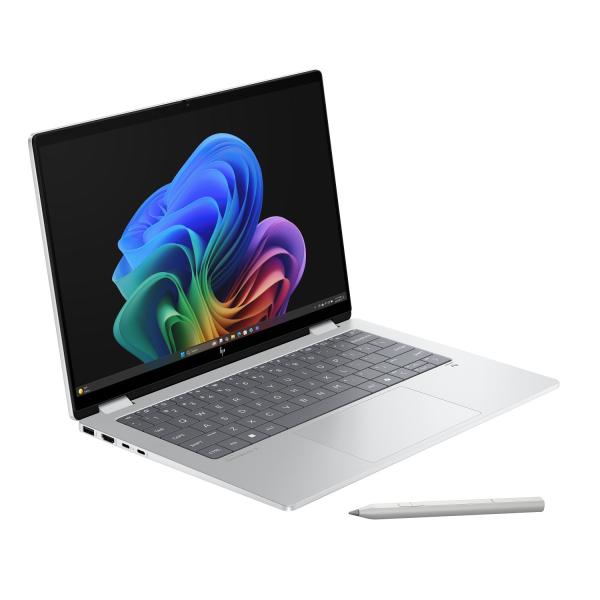 HP Omnibook X Flip/ 14-fm0003nc/ U7-258V/ 14"/ 2880x1800/ T/ 32GB/ 1TB/ Intel int/ W11H/ Silver/ 2R NBD 