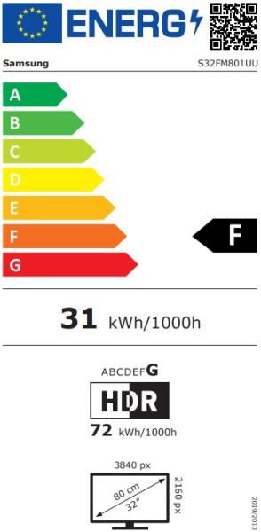SAMSUNG MT LED LCD 32" Smart Monitor M8 (M80F) 