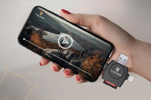 VIKING ČÍTAČKA PAMÄŤOVÝCH KARIET V4 USB3.0 4V1 čierna 