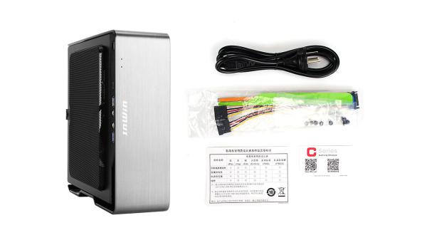 Skriňa In-Win Chopin MAX Silver, miniITX +200W GOLD 