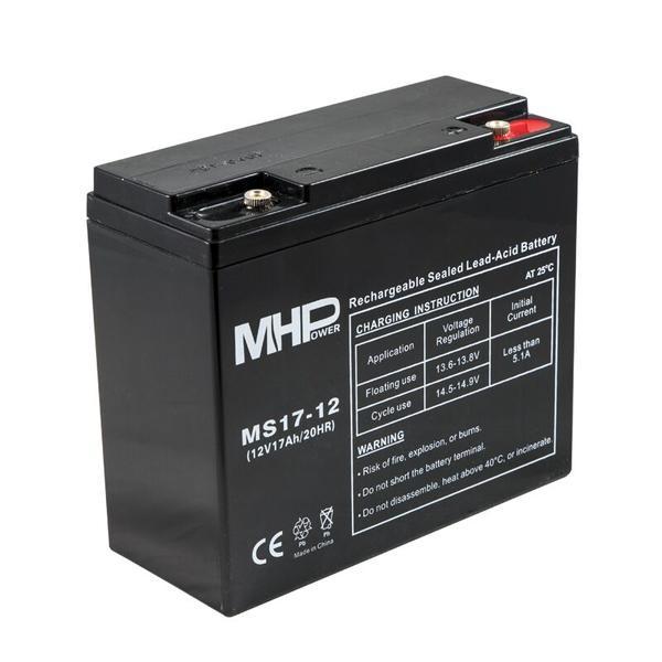 Pb akumulátor MHPower VRLA AGM 12V/ 17Ah (MS17-12)