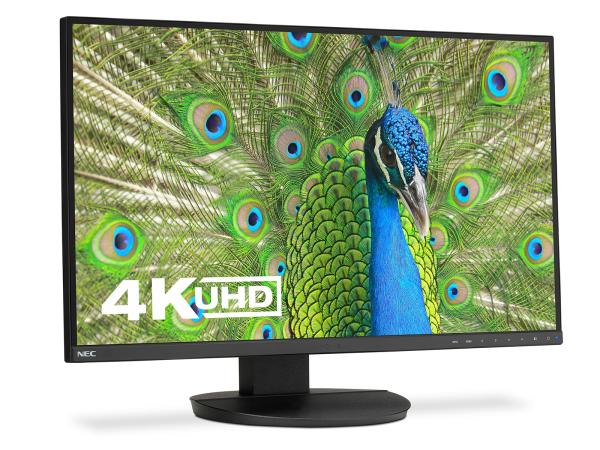 NEC MT 27" LCD MuSy EA271U,  W-LED IPS, 5ms, 3840x2160, 350cd, 1300:1,  DP,  HDMI,  USB C 60W,  USB 3.1(3+2),  audio, BLACK 