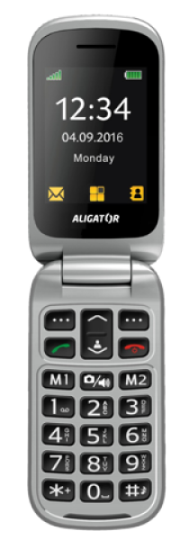 ALIGATOR V650 Senior černo-stříbrný+st.nab