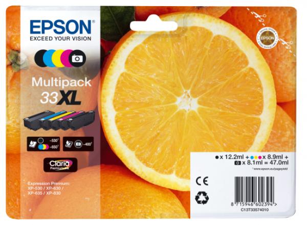 EPSON Multipack 5-farebný 33XL Claria Premium Ink